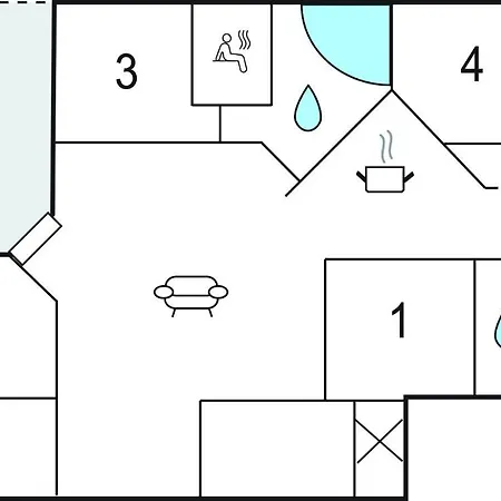 Hébergement de vacances Friedrichskoog-strandpark 5 *